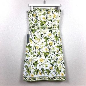 NWT Ann Taylor Strapless Floral Dress